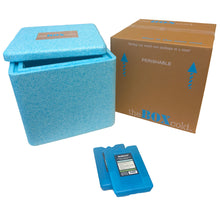 Load image into Gallery viewer, Insulated Cold Shipping Box with Ice Gel Blocks