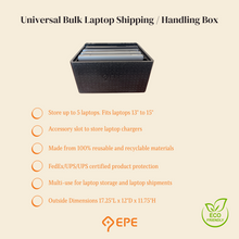 Load image into Gallery viewer, Bulk Laptop Shipping Box, 5 Slots