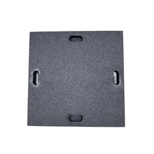 Load image into Gallery viewer, EPE Floral Arrangement Transport Tray, 5 Holes, 24 x 24 x 9 inches, Black, Adjustable for 2-8 inch Vases
