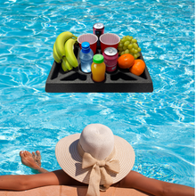 Load image into Gallery viewer, Floating Pool Drink and Food Serving Tray, Foam Material, Designed for Swimming Pools, Hot tubs
