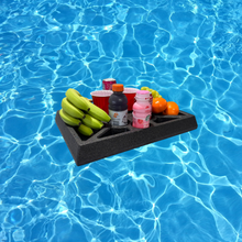 Load image into Gallery viewer, Floating Pool Drink and Food Serving Tray, Foam Material, Designed for Swimming Pools, Hot tubs
