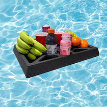 Load image into Gallery viewer, Floating Pool Drink and Food Serving Tray, Foam Material, Designed for Swimming Pools, Hot tubs
