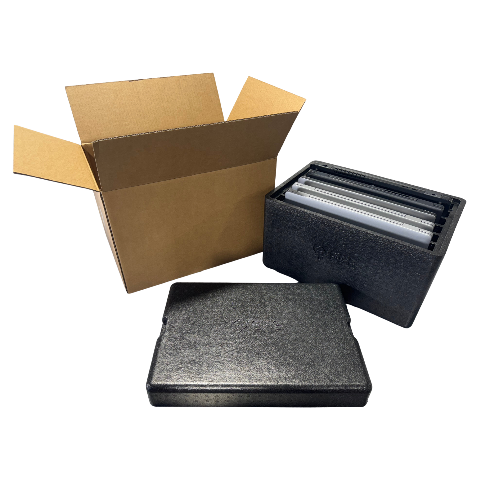 Bulk Laptop Foam Shipping Box, 5 Slots – EPE USA
