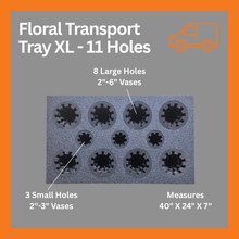 Load image into Gallery viewer, Floral Arrangement Transport Tray, 11 Holes
